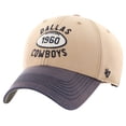 thumbnail image 2 of Men's '47 Tan/Navy Dallas Cowboys Dusted Ailene MVP Adjustable Hat, 2 of 3