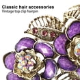 thumbnail image 4 of Dinheiro Vintage Rosa Flor Estilo Rhinestone Clip De Pelo Retro Horquilla Accesorios Para El Cabello Para Mujeres Niñas, 4 of 5