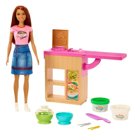 Barbie Career Noodle Bar Playset with Brunette Doll  Workstation and Accessories price history on PriceWatchPro