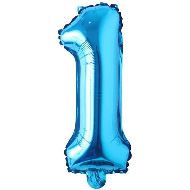 Ballon aluminium joyeux anniversaire bleu