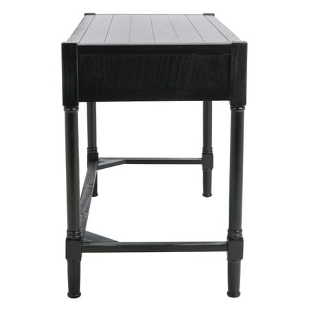 UPC: 0195058018692 | SAFAVIEH Filbert Solid Retro 2-Drawer Writing Desk  Black