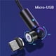 thumbnail image 1 of Seitruly 360 ° + 180 ° Girar Tipo C Cable Micro USB C Cable de datos Carga magnética para Cables Teléfono y Comunicación, 1 of 6