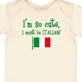 thumbnail image 4 of Inktastic So Cute Italian Boys or Girls Baby Bodysuit, 4 of 5