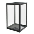 thumbnail image 2 of Better Homes & Gardens Indoor Decorative Metal Candle Holder Lantern, Black, Large, 2 of 6