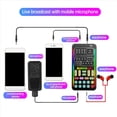 thumbnail image 2 of 3X I9 Kit Completo de Cambiador de Voz Múltiples Efectos de Audio Bluetooth Tarjetas de Sonido en Herramienta de Micrófono de Tarjeta de Sonido en Portátil Ultrafina, 2 of 5