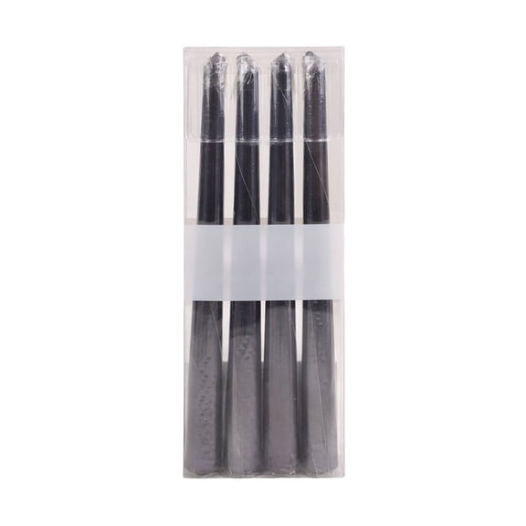 4pcs/Set Taper Candle 10in Dripless Unscented Candles for Wedding Brithday Valentine's Day Party Home Decor Multi-Color Optionnal
