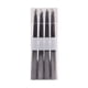 thumbnail image 2 of Velas Cónicas Bañadas En Parafina Juego de 4 velas cónicas galvanizadas negras de cera de poste largo para decoración romántica de bodas y restaurantes. JASKFLY, 2 of 9
