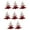 Christmas tree, variant on Christmas Tree Flocking Decoration Set Snowflake Star Reindeers Sequins