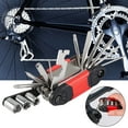 thumbnail image 2 of Bike Wrench Tool 16-In-1 Multifunction High Strength Folding Professional Cycling Mountain Bike Screwdriver Tire Repair Tool Cycl, 2 of 10