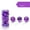 Purple, variant on OAVQHLG3B 24 Pcs 30mm Christmas Balls Ornaments Baubles Ornaments Xmas Tree Hanging Balls Decoration for Holiday Wedding Party Decoration
