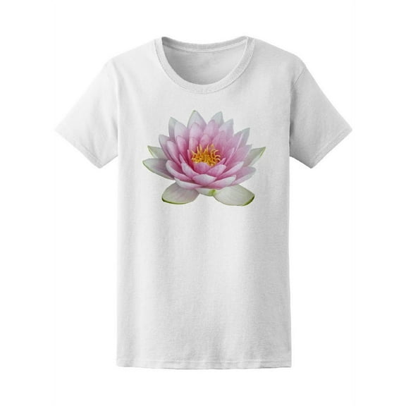 Realistic Pink Lotus Flower T-Shirt Women -Image by Shutterstock, Female Small