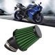 thumbnail image 2 of filtro de motocicleta modificadas Filtro de aire modificado para motocicleta Filtro de aire de alto flujo de aire para scooter ATV Dirt Bike (42 mm ve,Filtro de admisión de aire Limpiador de admisión Higoodz Accesorio de coche, 2 of 8