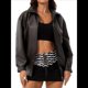 thumbnail image 2 of Chaquetas de Holgadas de Larga con Solapa para Mujer, Moda Otoño 2025, Ropa de Invierno. Color Café XL, 2 of 10