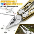 thumbnail image 3 of BIBURY Multitool Pliers, 31-in-1 Stainless Steel Multi Tool with Replaceable Wire Cutters and Saw, Foldable Heavy-duty Multitool Set with Scissors and Screwdriver for Hiking Camping Survival Repair, 3 of 8