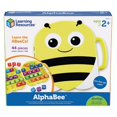 thumbnail image 1 of Recursos de aprendizaje Alfabeto AlphaBee, educación en el hogar, ABC, números, conjunto de actividades de reconocimiento de formas y palabras, multicolor Learning Resources NA, 1 of 5