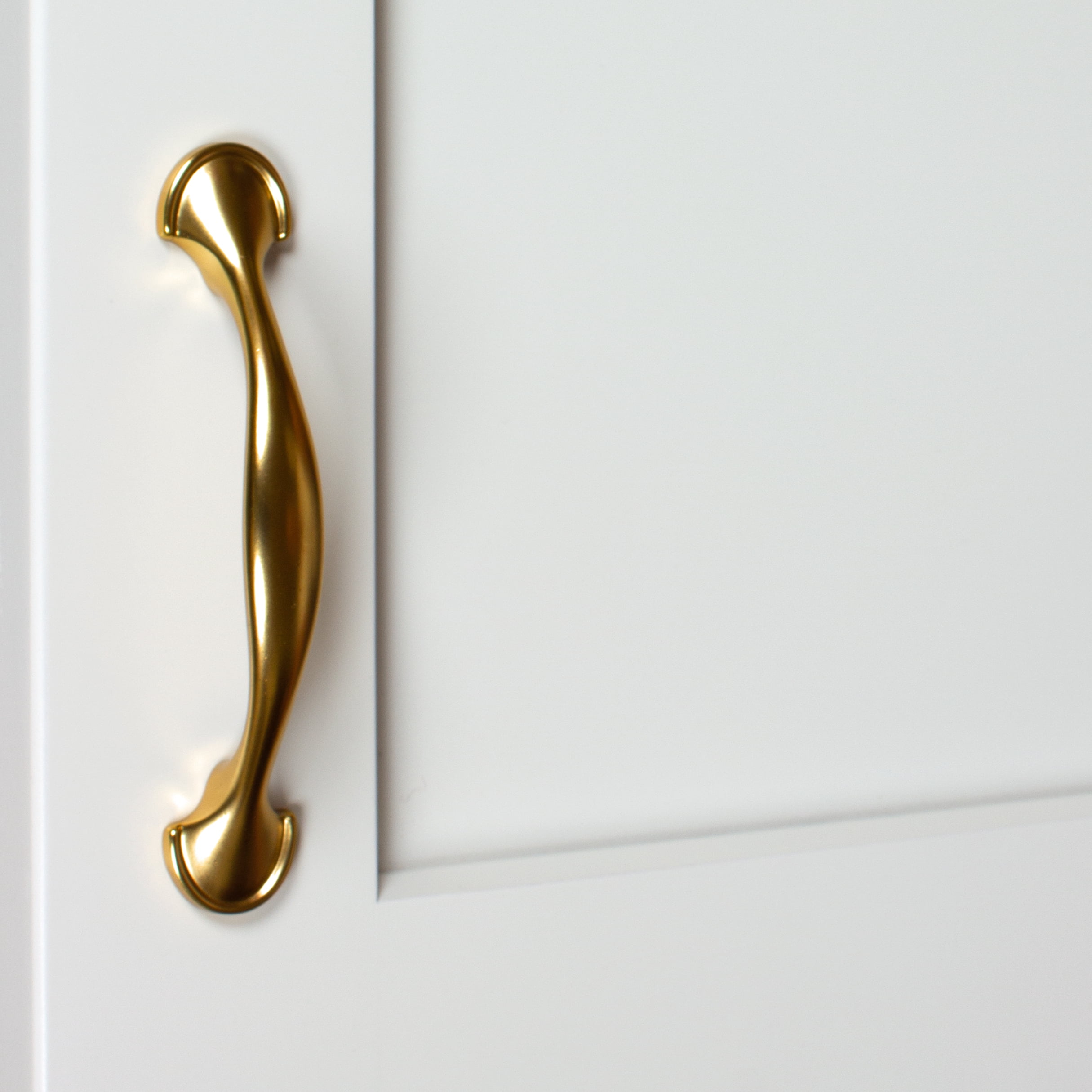 GlideRite 3 in. Center Classic Arch Pull Cabinet Hardware Handle, Brass Gold, Pack of 5