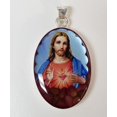 thumbnail image 5 of Medal with Flowers of Sacred Heart of Jesus, 5 of 5
