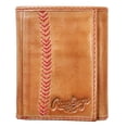 thumbnail image 1 of Rawlings Portefeuille Trifold Baseball Stitch Brun, 1 of 3