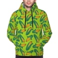 thumbnail image 2 of Bingfone Autumn Corn Men's Drawstring Hoodie Long Sleeve Pocket Sweatshirts-3X-Large, 2 of 6