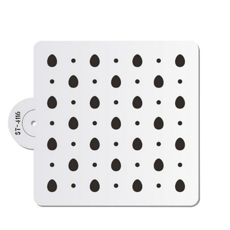 

LinyerFondant Stencil Easter Cookie Dessert Template Cake Baking Decorating Spray Floral Mold 4116