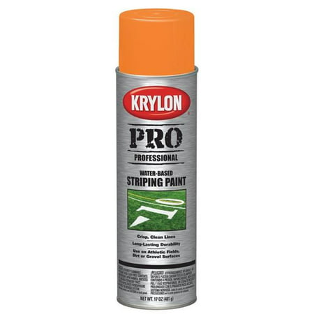 Krylon & Sherwin-Williams 394091656 5916 17 oz Water Based Athletic Field Stripping Paint,