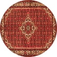 thumbnail image 1 of Ahgly Company Indoor Round Medallion Orange Traditional Area Rugs, 3' Round, 1 of 1