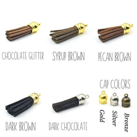 

Faux Suede Leather Tassels | 1.25 Mini Tassels | Journal Charm