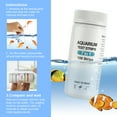 thumbnail image 4 of 100Pcs Aquarium Test Strips 7 in 1 Fish Tank Test Kit Freshwater Saltwater Aquarium Water pH Test Strips Kit for Total Hardness Nitrate Nitrite Free Chlorine Carbonate pH Value Total Alkali, 4 of 9