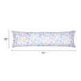 thumbnail image 5 of Unique Bargains 1 Pcs Pillowcase Breathable Soft Floral Pillow Cases Purple 20"x72", 5 of 8