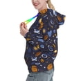 thumbnail image 2 of Lsque Galaxy Pattern Casual Women's Hoodie,Hooded Sweatshirt with Kangaroo Pocket,Pullover Hoodie with Eye-catching Drawstrings-X-Large, 2 of 7