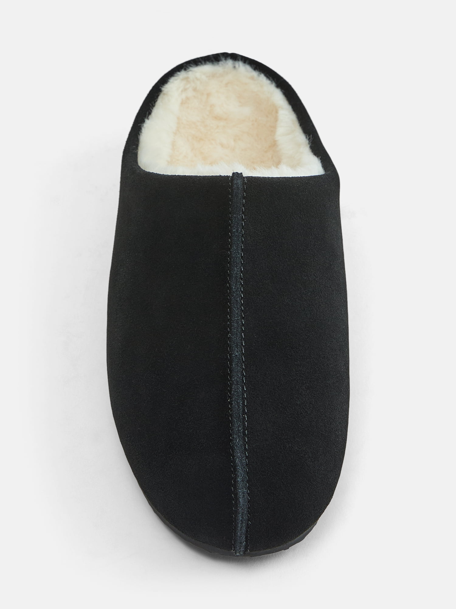 Joyspun Women's Suede Mule Slippers