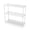 White, variant on 3 Tier NSF Wire Shelving Unit, 1050 LBS Reinforced Height Adjustable Metal Storage Rack, Garage Storage Shelves - White