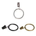thumbnail image 4 of Bewildely Decoración del hogar, 10 Uds., anillos de cortina de ducha de alta calidad, abrazaderas, Clips para cortinas, Clips para barra de Tratamientos de ventanas Plata 3.5 mm * 25 mm, 4 of 6