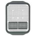 thumbnail image 5 of Kitchen Details 2 Tone Self Draining Dish Rack 16" L, Gray, 5 of 6