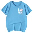 thumbnail image 6 of Hiijoy Big Girls Baseball Graphic Tshirt Loose Short Sleeve Casual Sports T-Shirt Tee, 6 of 6