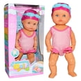 thumbnail image 2 of Juguete para Bañera Bebé Baño Muñeca Nadadora Impermeable Niñas, 2 of 9