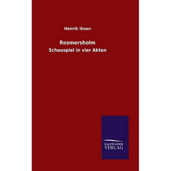 Rosmersholm (Hardcover)