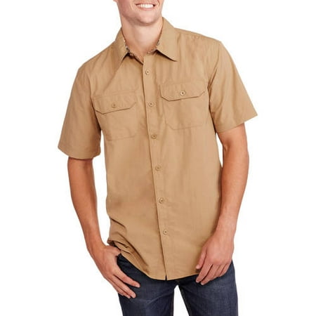 Realtree - Men's Performance Short Sleeve Woven Shirt - Walmart.com
