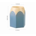 thumbnail image 5 of ‌Student stationery storage good helper! Desktop color-blocking pen holder, large capacity hexagonal design easy storage of pencil tips, cross-border plastic cylinder to make the desktop cle, 5 of 5