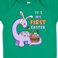 thumbnail image 4 of Inktastic It's My 1st Easter Dinosaur Painting Eggs Boys or Girls Baby Bodysuit, 4 of 5