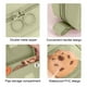 thumbnail image 5 of Large Capacity Transparent Fabric Pencil Pouch Organizer Zippered Storage Bag for Office Supplies and Stationery 1-Pack, 5 of 6