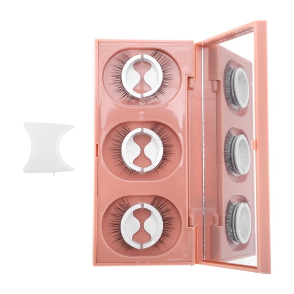 Unique Bargains 3 pares de pestañas postizas para maquillaje negro W08