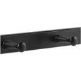 thumbnail image 2 of InterDesign Wall Mount Wood Storage Rack â€“ Hanging Hooks for Jackets, Coats, Hats and Scarves - 4 Pegs, Matte Black, 2 of 2