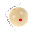 thumbnail image 2 of HONITANO Snooker Cue Accuracy Trainer Ball Lightweight Billiards Training Tool with Unique Throughhole Design, 2 of 8