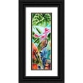 thumbnail image 1 of Kovacs, Anna Brigite 7x14 Black Ornate Wood Framed with Double Matting Museum Art Print Titled - Tropical II, 1 of 4