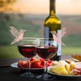 thumbnail image 3 of Noref 50pcs Little bird Shape Wedding Hollow Name Place Cards For Wine Glass Table Decoration,Wedding Name Place Cards,Name Place Cards For Wine Glass, 3 of 5