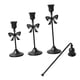 thumbnail image 3 of 3 piezas de candelabros navideños, decoración de candelabros, soporte para velas para, 3 of 9