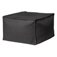 thumbnail image 1 of Gouchee Home Loft Felt Ottoman Pouf – Charcoal Faux Felt Bean Bag Footstool with Polystyrene Bead Filling, Removable Shell & Machine Washable for Living Room or Office, 1 of 7