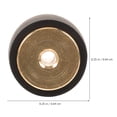 thumbnail image 2 of Houderco Rodillo Pinch Negro Para Reparación Y Mantenimiento De Grabadoras Y Radios, 2 of 6