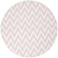 thumbnail image 3 of SAFAVIEH Dhurrie Bentley Chevron Zigzag Wool Area Rug, Pink/Ivory, 9' x 12', 3 of 7